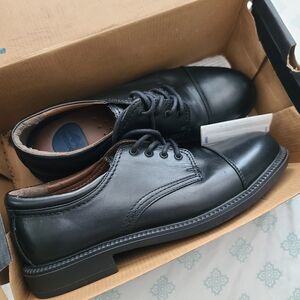 Classic Black Leather Men's Shoes